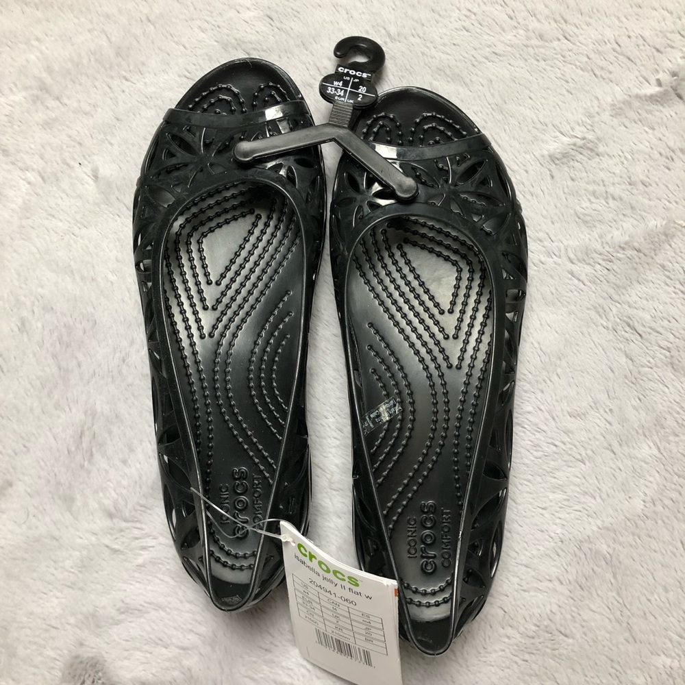 Brand New Croc Isabella Jelly II Flat Size:4 - Picture 5 of 6
